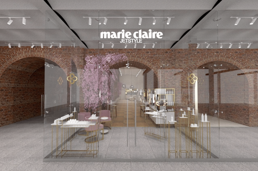 Marie Claire Jet Style - CGI of London St Pancras Store