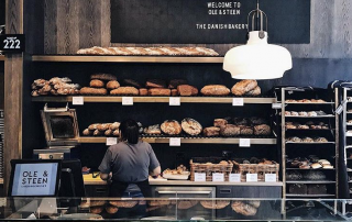 Ole and Steen bakery counter